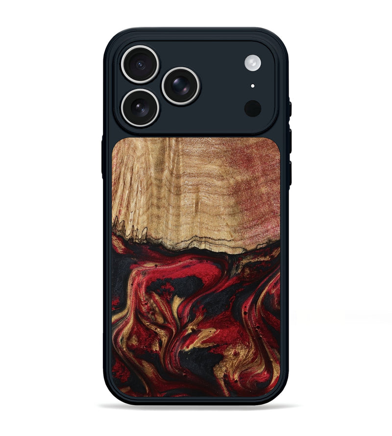 iPhone 17 Pro Max Wood Phone Case - Sariyah (Red, 797152)