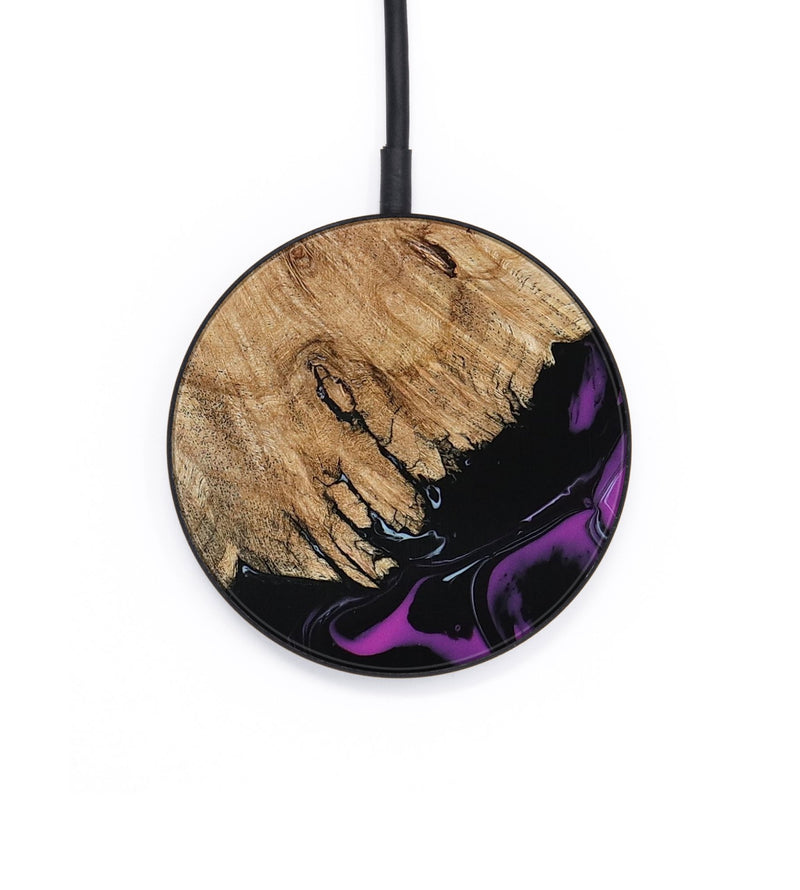 Circle Wood Wireless Charger - Jasmine (Purple, 797162)