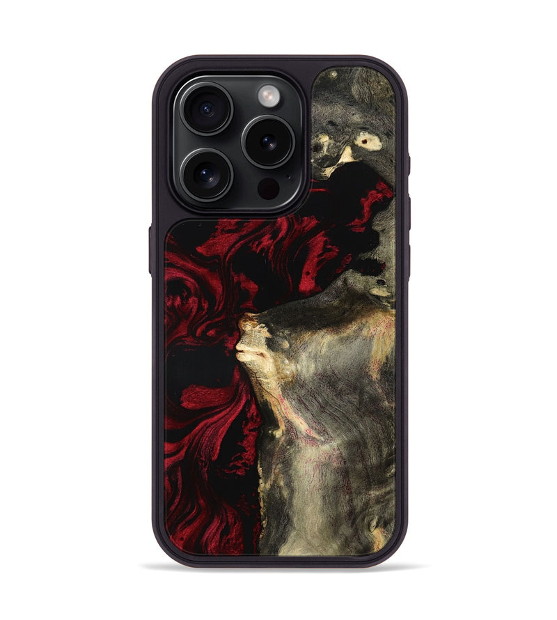 iPhone 15 Pro Wood Phone Case - Kennedy (Red, 797163)