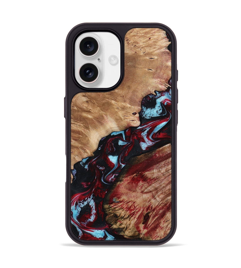 iPhone 17 Wood Phone Case - Gerald (Red, 797167)