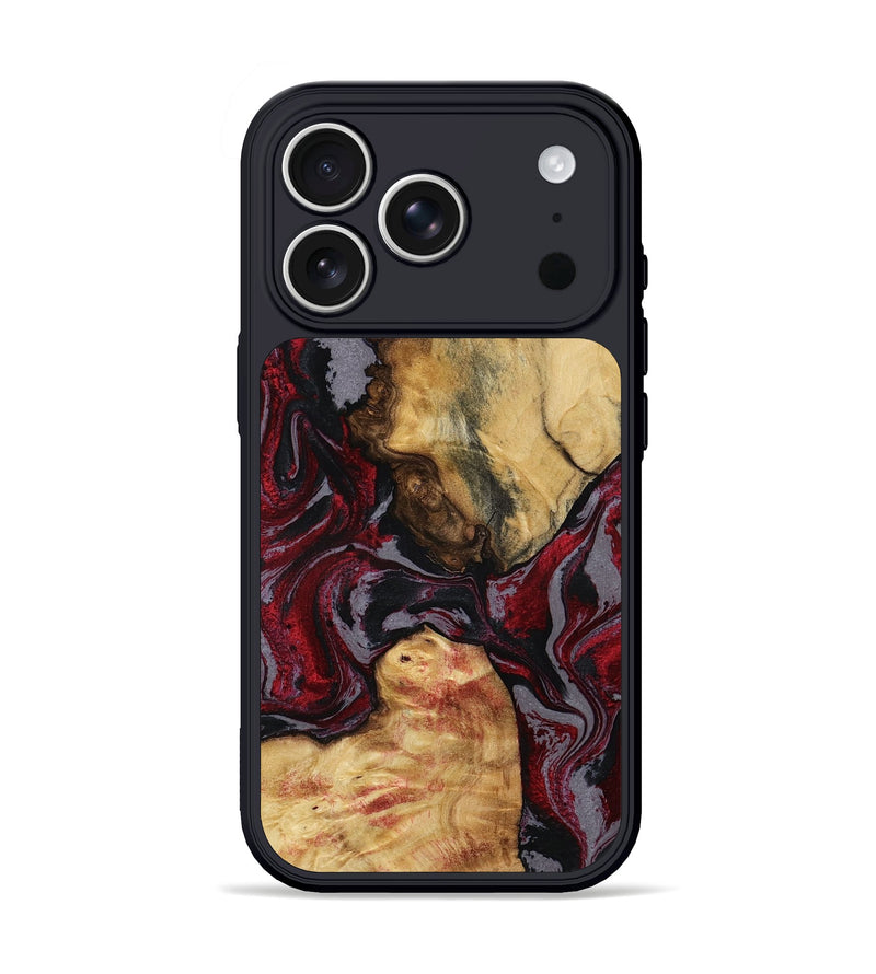 iPhone 17 Pro Wood Phone Case - Evalyn (Red, 797168)