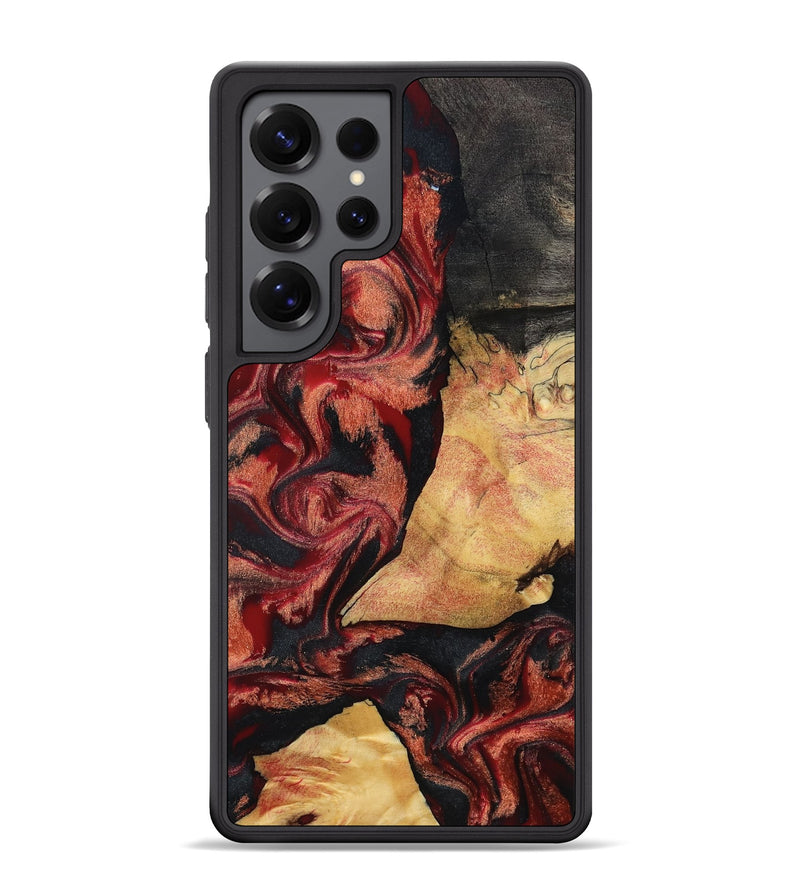 Galaxy S25 Ultra Wood Phone Case - Cain (Red, 797171)