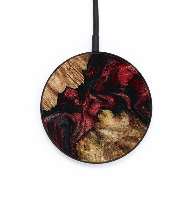 Circle Wood Wireless Charger - Vaughn (Red, 797176)