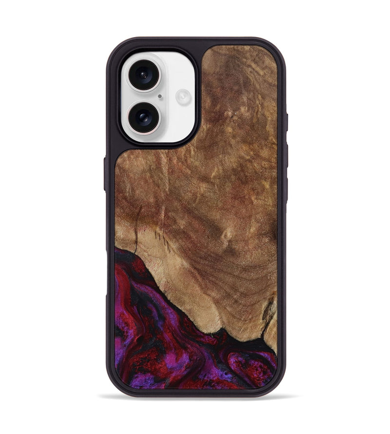 iPhone 17 Wood Phone Case - Dino (Red, 797177)