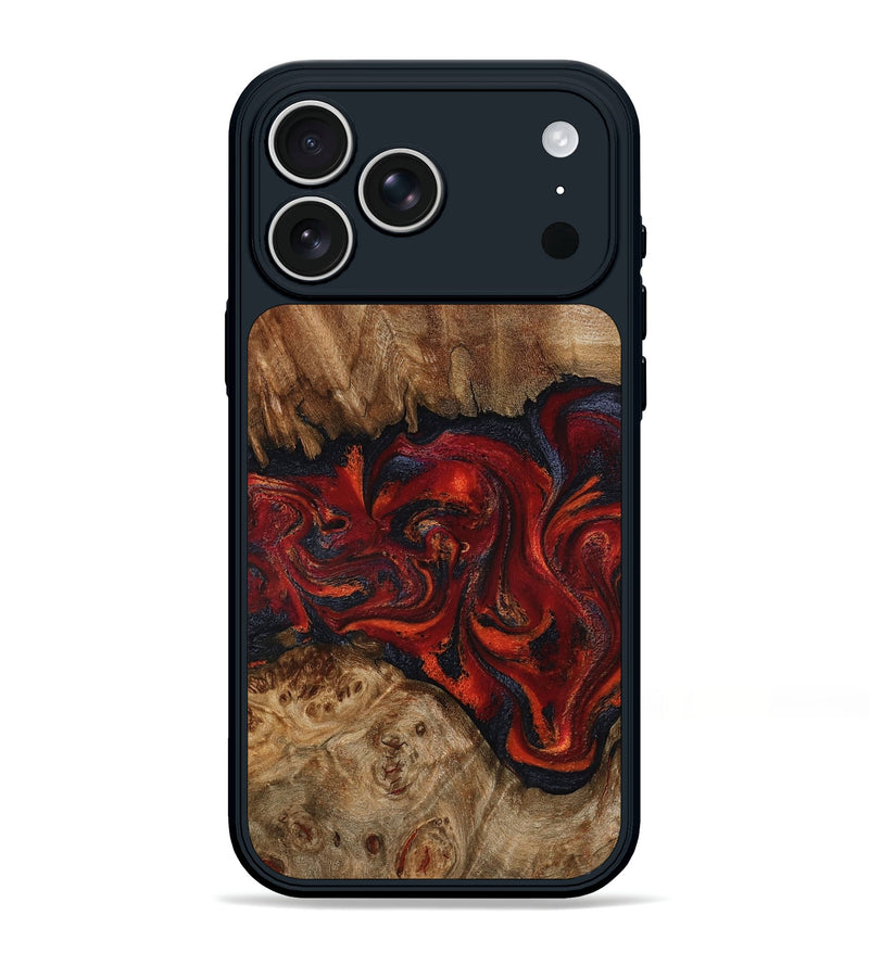 iPhone 17 Pro Max Wood Phone Case - Colson (Red, 797178)