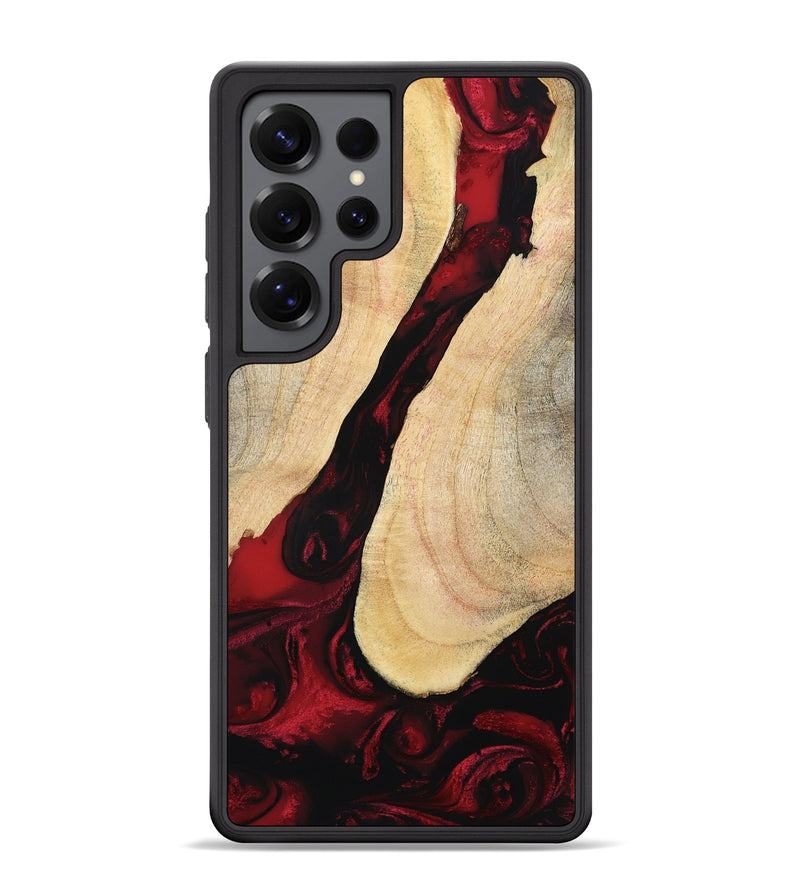 Galaxy S25 Ultra Wood Phone Case - Ailani (Red, 797179)