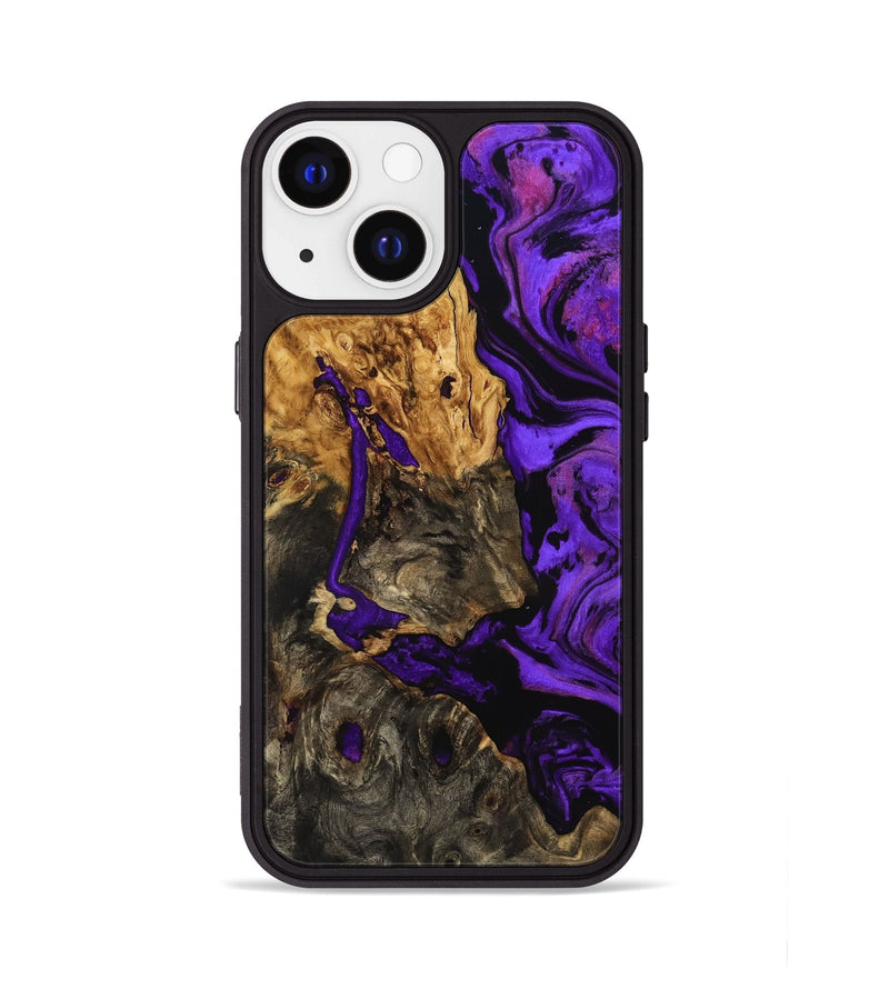 iPhone 13 Wood Phone Case - Anitra (Purple, 797181)