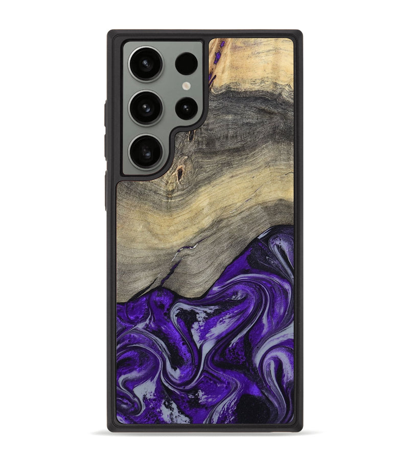 Galaxy S23 Ultra Wood Phone Case - Antoine (Purple, 797188)