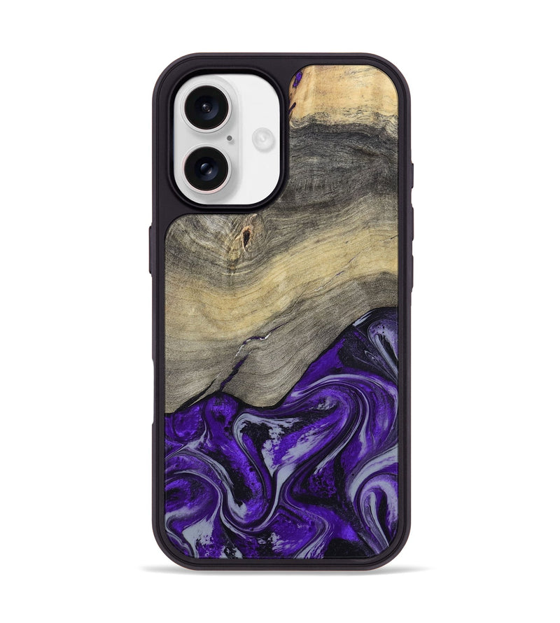 iPhone 17 Wood Phone Case - Antoine (Purple, 797188)