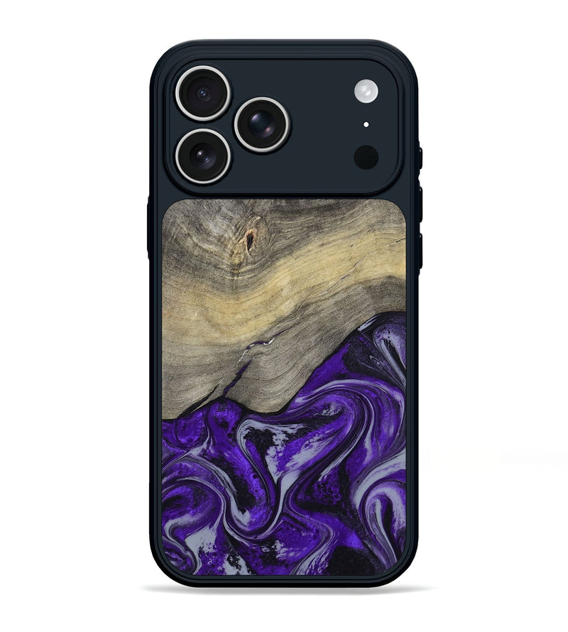 iPhone 17 Pro Max Wood Phone Case - Antoine (Purple, 797188)
