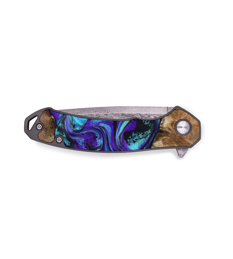 EDC Wood Pocket Knife - Samir (Purple, 797189)