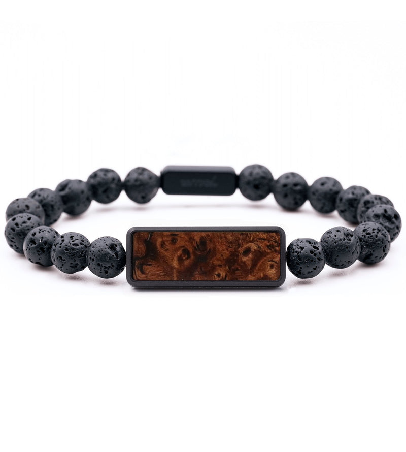 Lava Bead Wood Bracelet - Jadyn (Wood Burl, 797200)