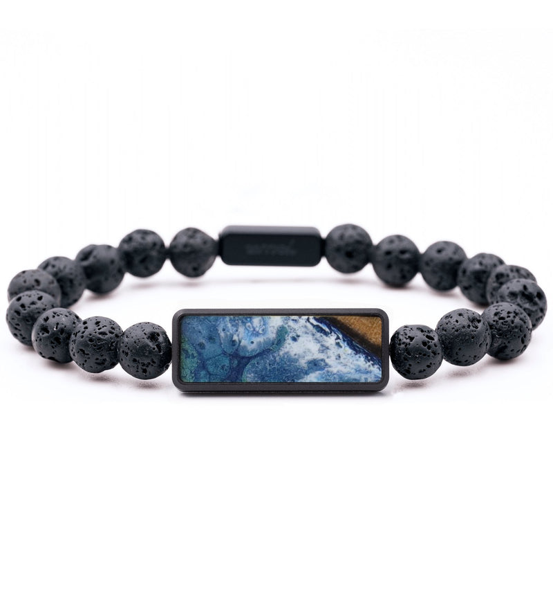 Lava Bead Wood Bracelet - Duane (Coastal, 797209)