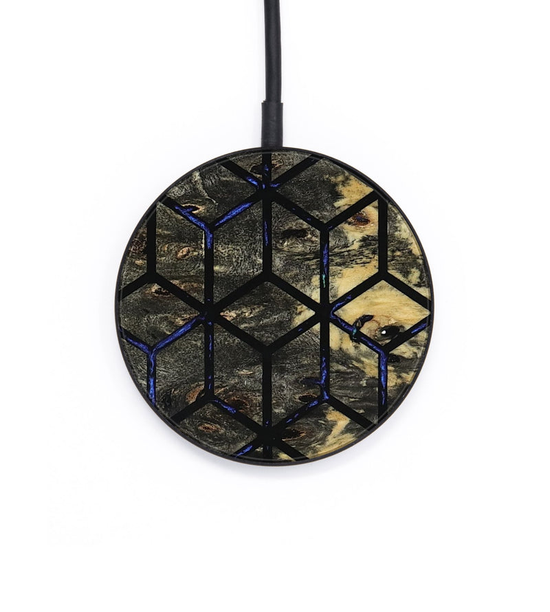 Circle Wood Wireless Charger - Elle (Pattern, 797331)