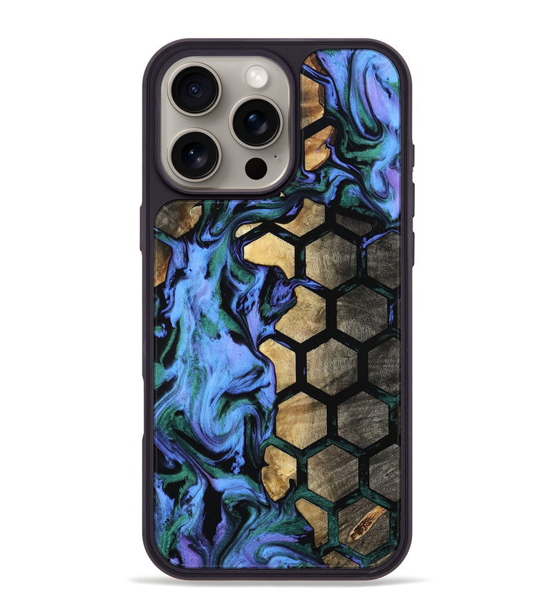 iPhone 16 Pro Max Wood Phone Case - Baylor (Pattern, 797332)