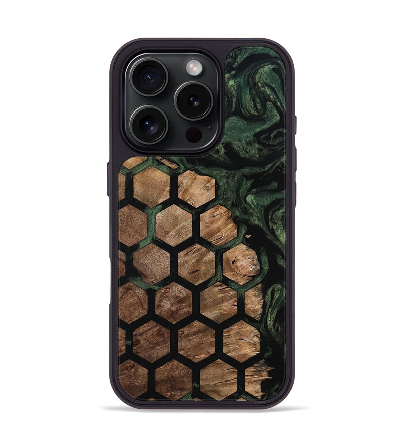 iPhone 16 Pro Wood Phone Case - Boaz (Pattern, 797335)