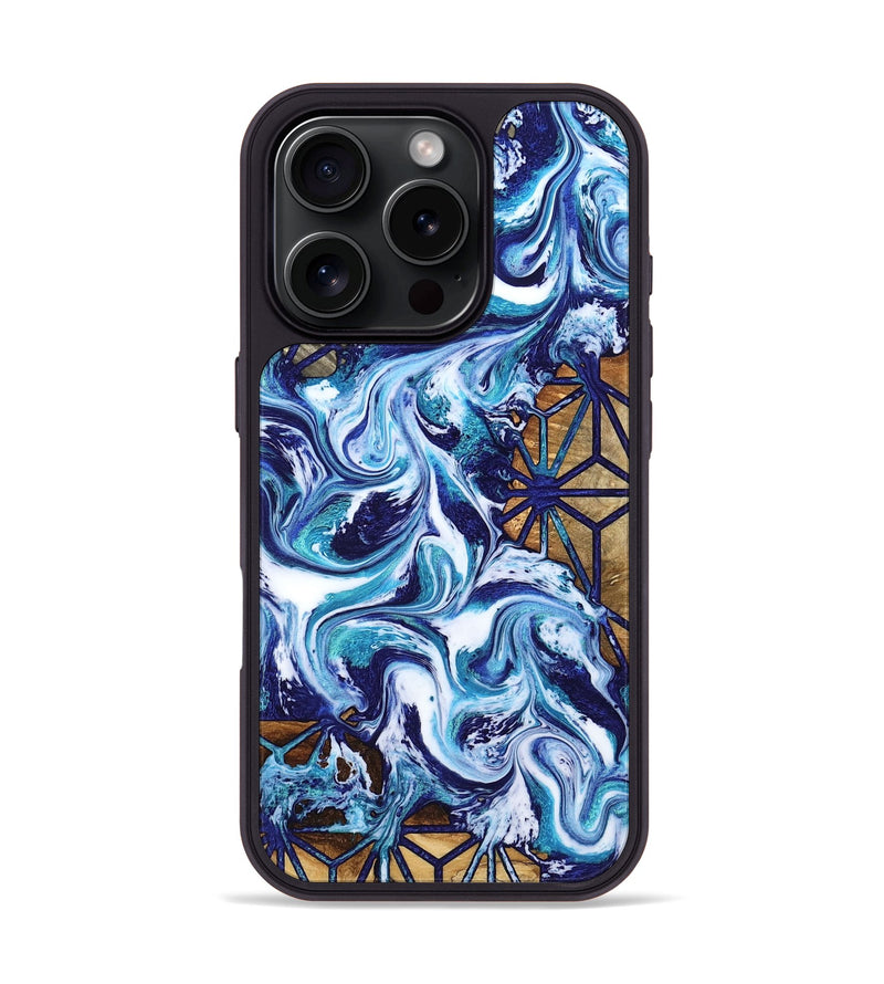 iPhone 16 Pro Wood Phone Case - Amayah (Pattern, 797341)