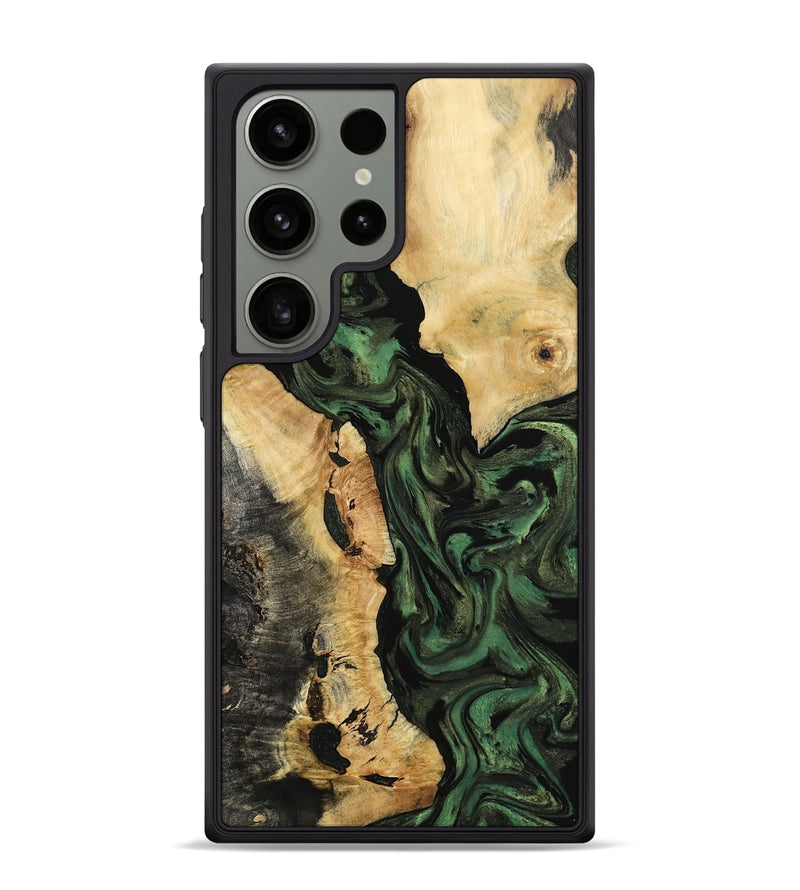 Galaxy S24 Ultra Wood Phone Case - Wren (Green, 797348)