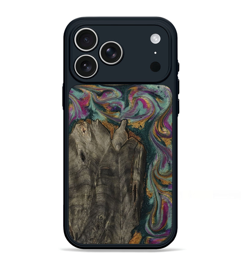 iPhone 17 Pro Max Wood Phone Case - Norma (Green, 797361)