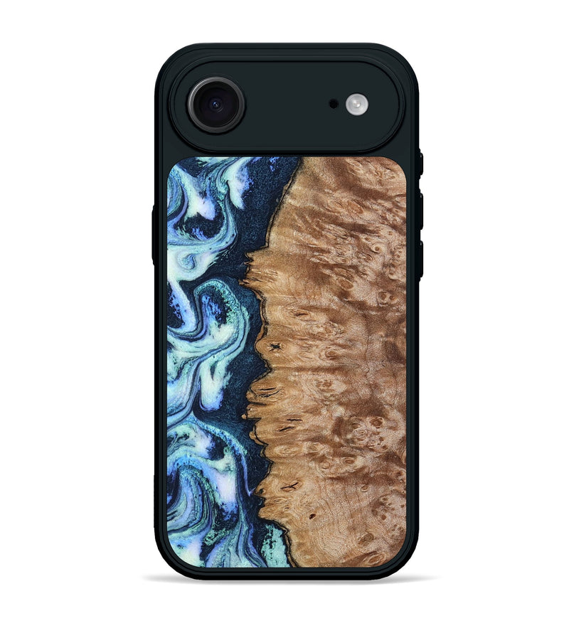 iPhone 17 Air Wood Phone Case - Aydin (Blue, 797383)