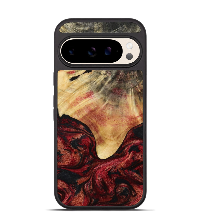 Pixel 10 Wood Phone Case - Starla (Red, 797401)