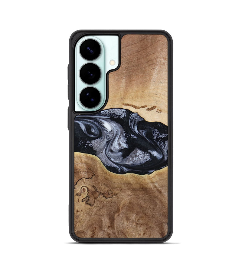 Galaxy S26 Wood Phone Case - Bryce (Black & White, 797408)