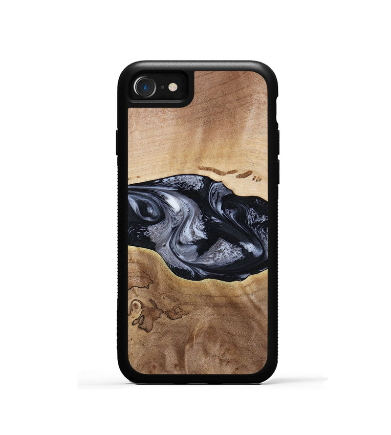 iPhone SE Wood Phone Case - Bryce (Black & White, 797408)