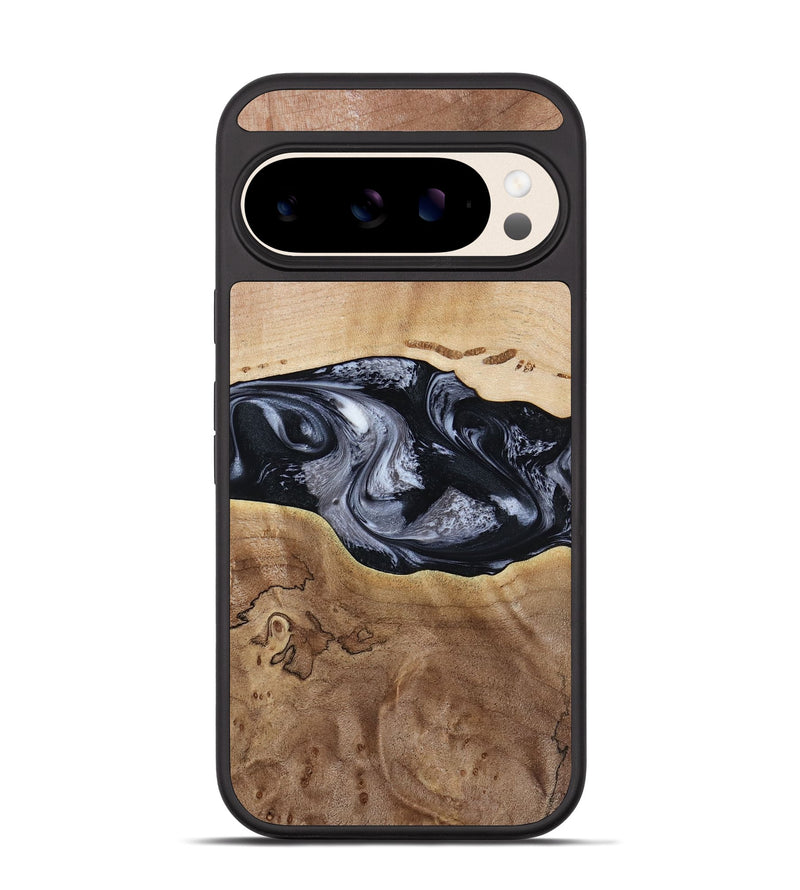 Pixel 10 Pro Wood Phone Case - Bryce (Black & White, 797408)
