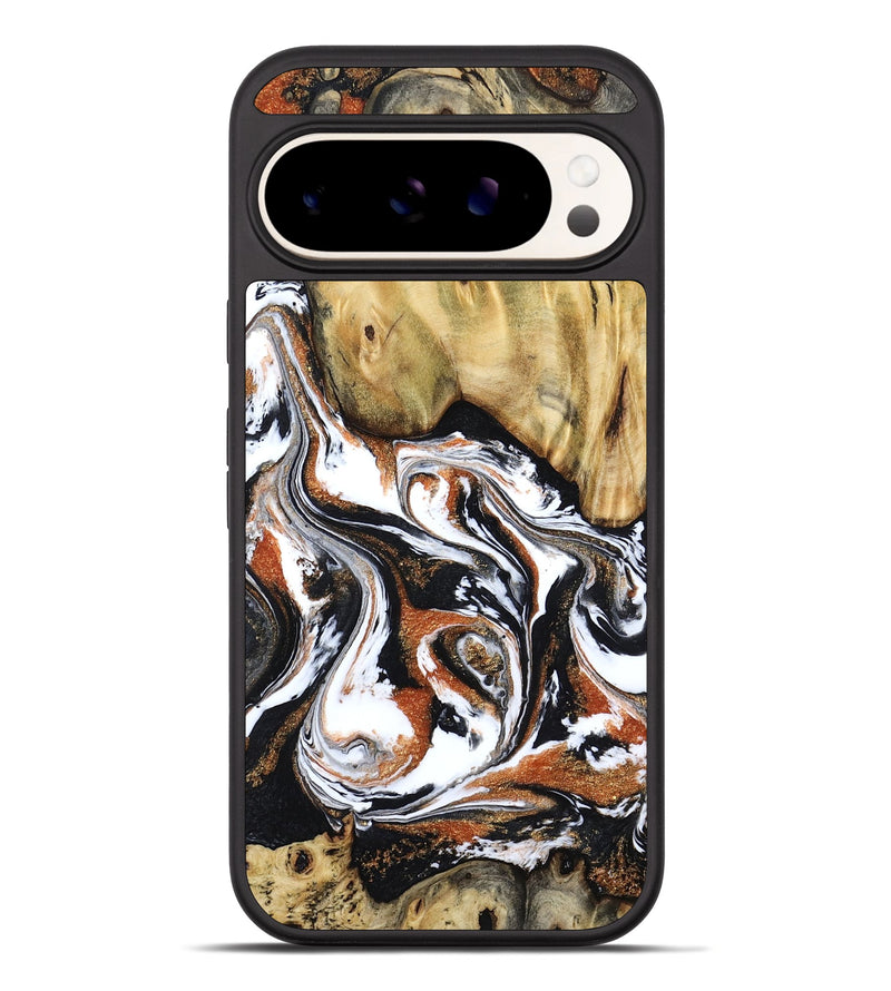Pixel 10 Pro XL Wood Phone Case - Kalyn (Black & White, 797412)