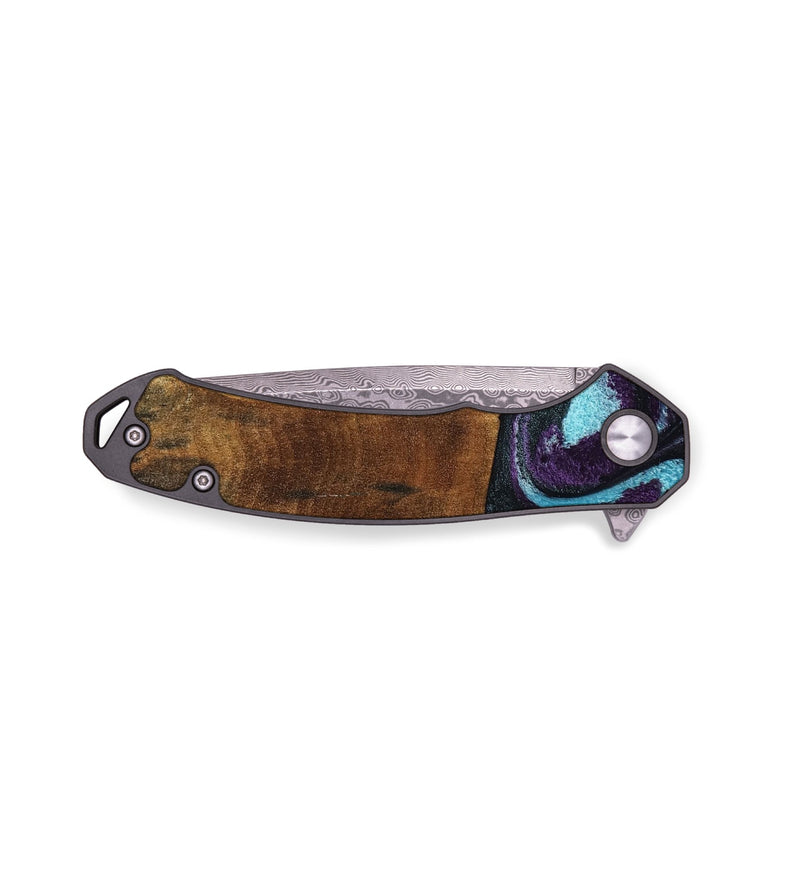 EDC Wood Pocket Knife - Maxim (Purple, 797418)