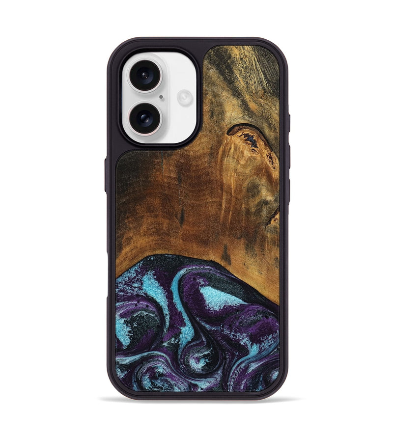 iPhone 17 Wood Phone Case - Maxim (Purple, 797418)