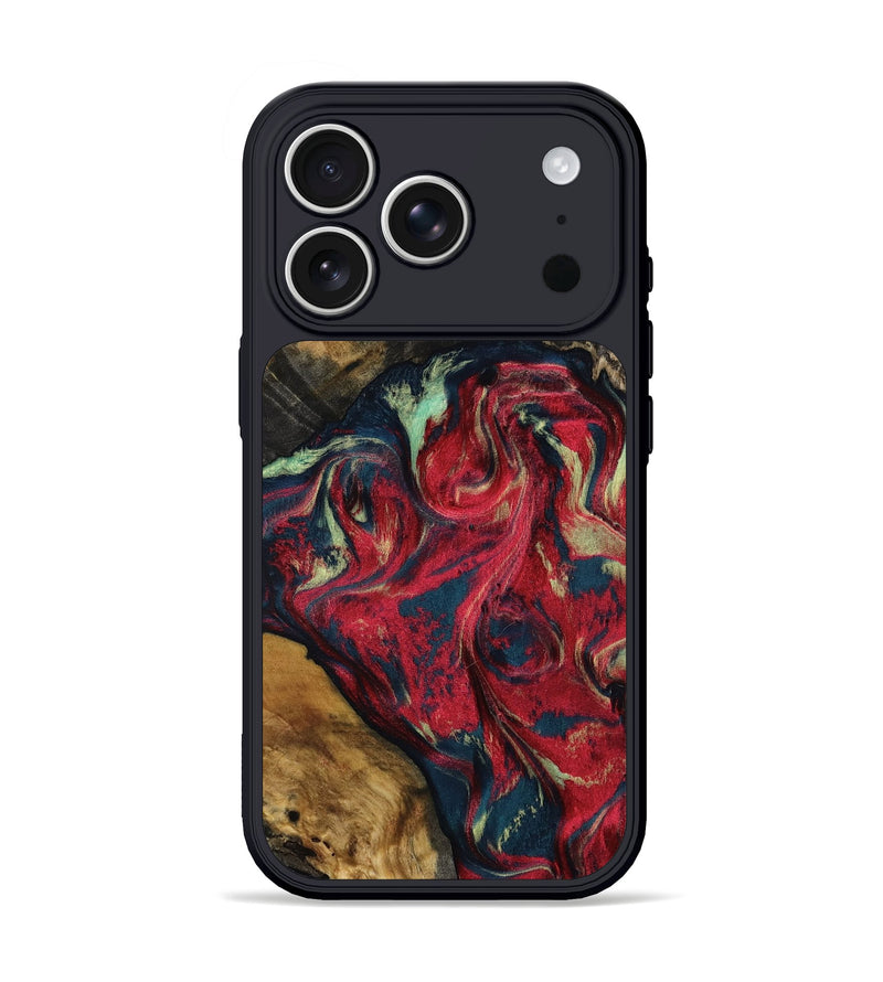 iPhone 17 Pro Wood Phone Case - Clare (Red, 797420)