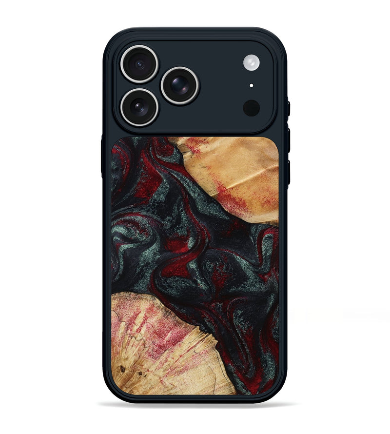 iPhone 17 Pro Max Wood Phone Case - Ryatt (Red, 797423)