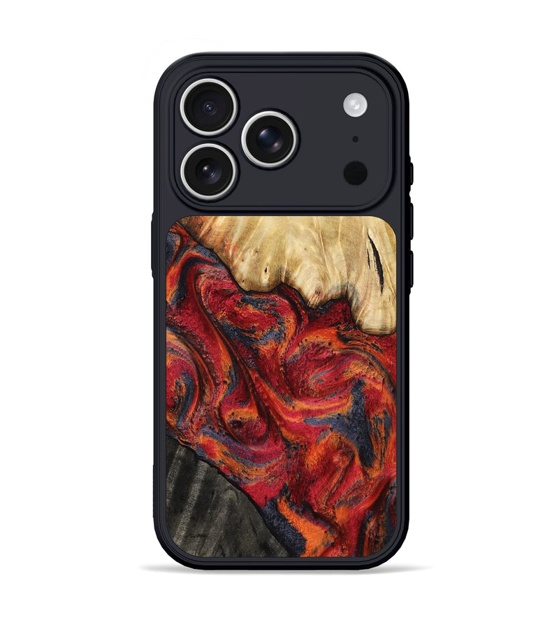 iPhone 17 Pro Wood Phone Case - Zella (Red, 797428)