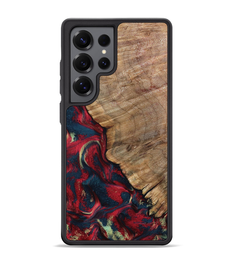 Galaxy S25 Ultra Wood Phone Case - Dannie (Red, 797429)