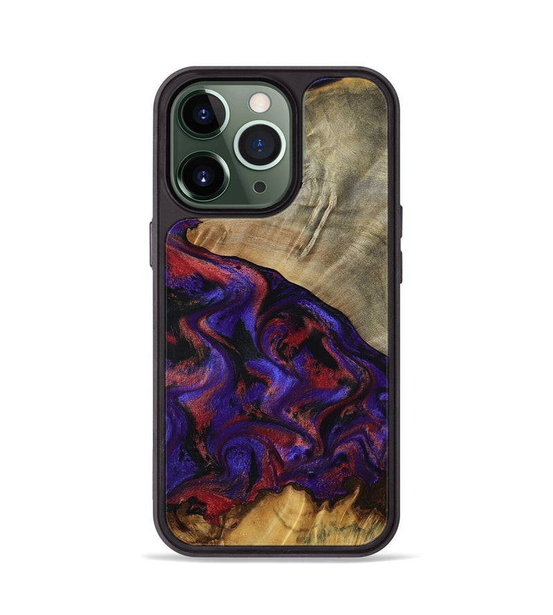 iPhone 13 Pro Wood Phone Case - Darcie (Purple, 797438)