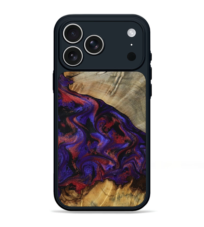 iPhone 17 Pro Max Wood Phone Case - Darcie (Purple, 797438)
