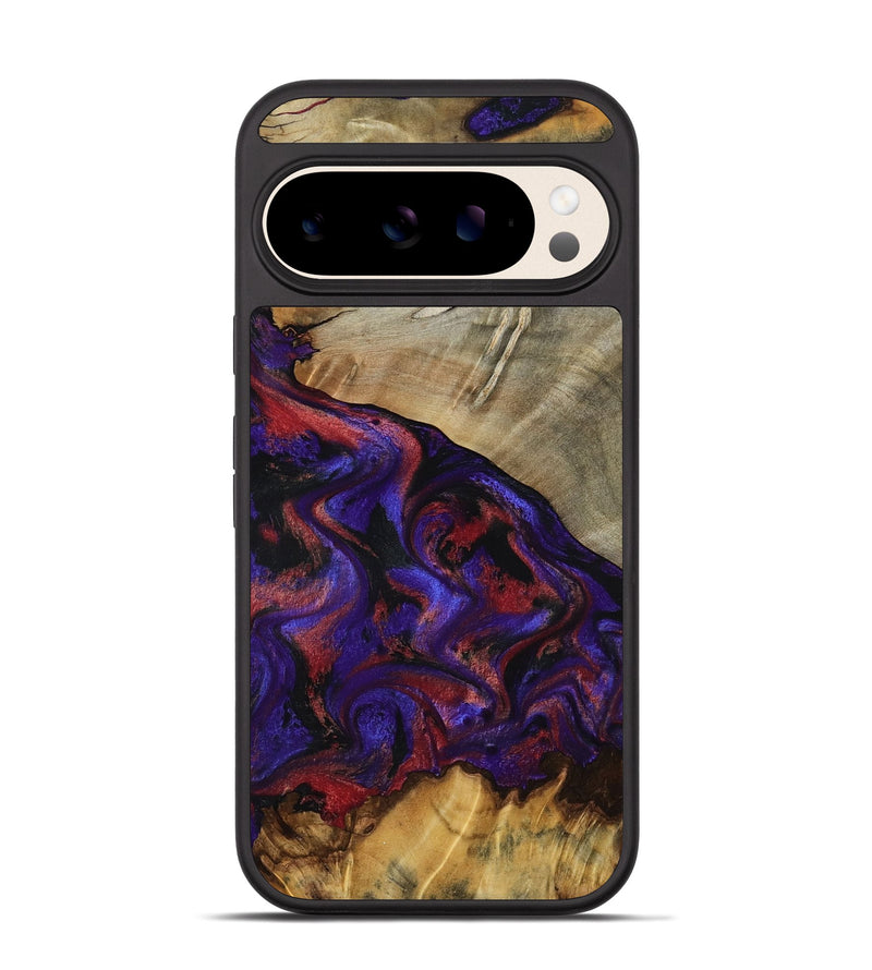 Pixel 10 Wood Phone Case - Darcie (Purple, 797438)