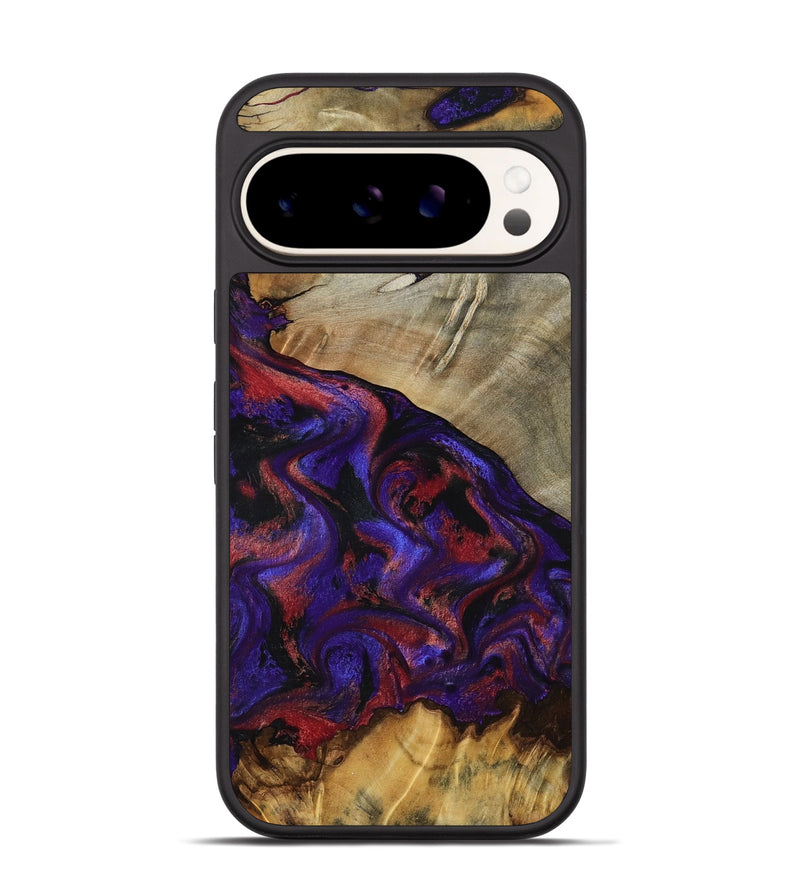 Pixel 9 Wood Phone Case - Darcie (Purple, 797438)