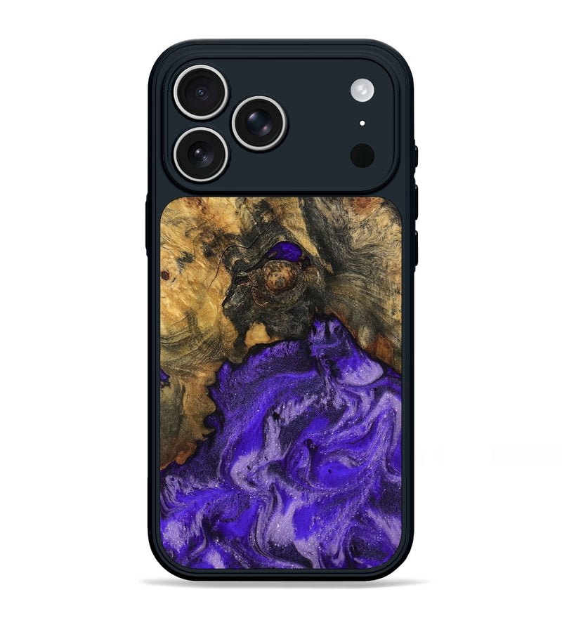iPhone 17 Pro Max Wood Phone Case - Lora (Purple, 797439)