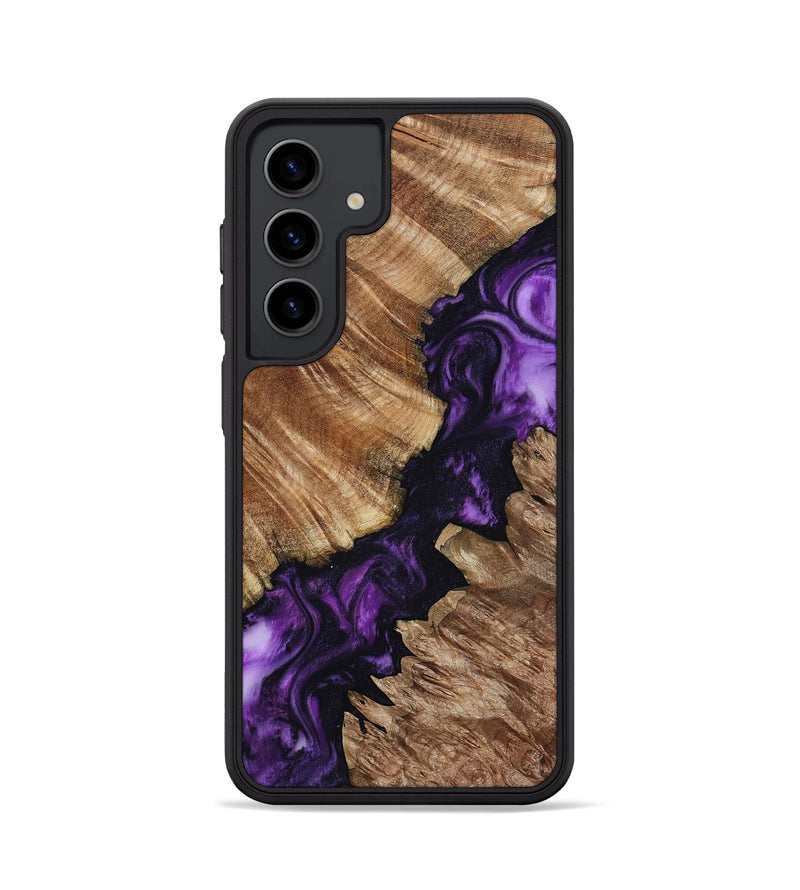 Galaxy S24 Wood Phone Case - Lucian (Purple, 797441)