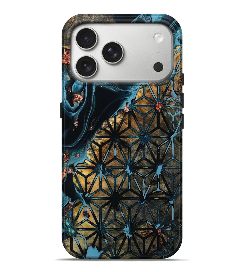iPhone 17 Pro Max Wood Live Edge Phone Case - Ona (Pattern, 797470)