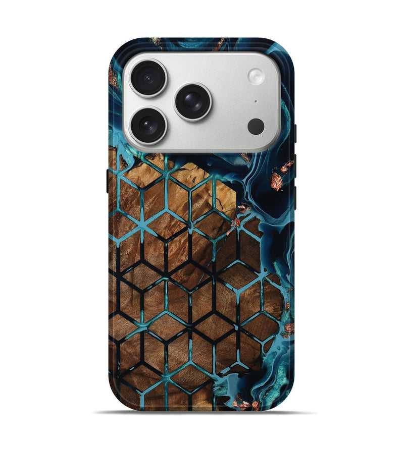 iPhone 17 Pro Wood Live Edge Phone Case - Amyra (Pattern, 797486)