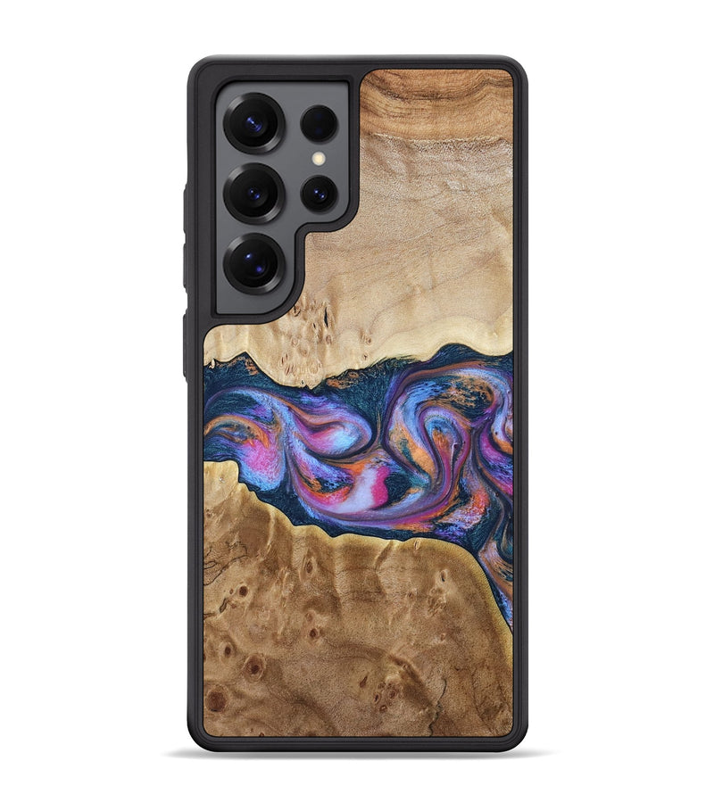 Galaxy S25 Ultra Wood Phone Case - Iker (Blue, 797505)