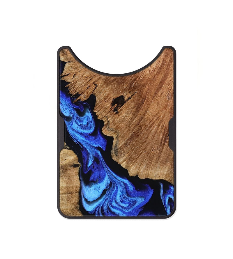 Alloy Wood Wallet - Leatha (Blue, 797507)