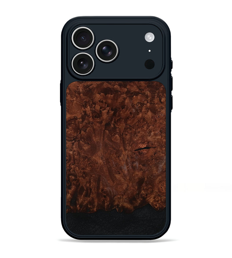 iPhone 17 Pro Max Wood Phone Case - Denzel (Wood Burl, 797530)