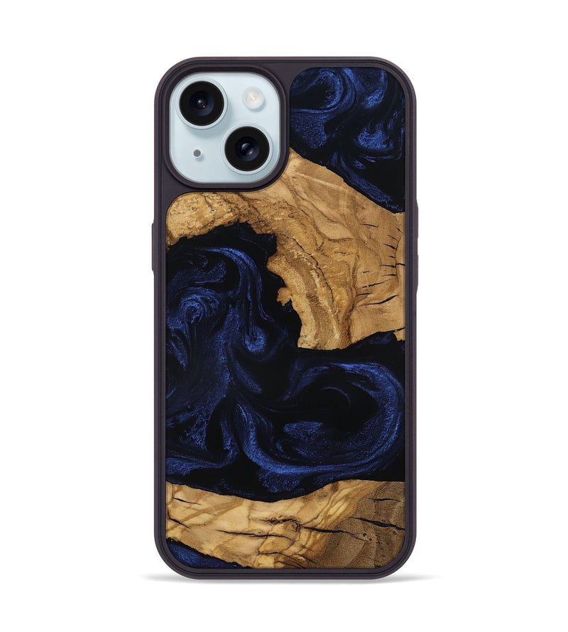 iPhone 15 Wood Phone Case - Shemar (Ancient Olive, 797581)