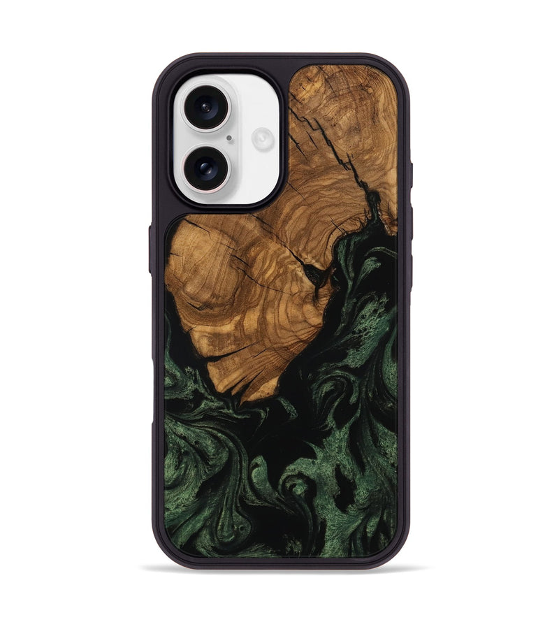 iPhone 17 Wood Phone Case - Zion (Ancient Olive, 797592)