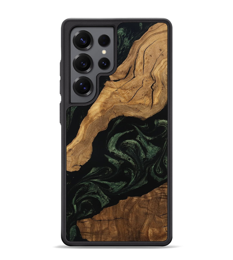 Galaxy S25 Ultra Wood Phone Case - Jeanine (Ancient Olive, 797626)
