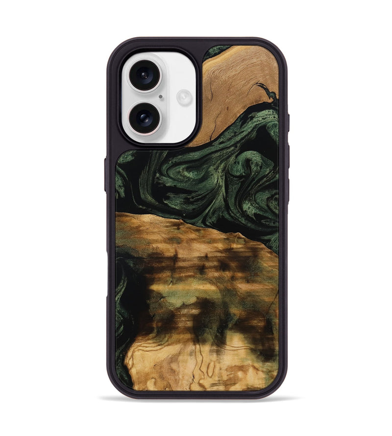 iPhone 17 Wood Phone Case - Mazie (Ancient Olive, 797644)